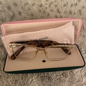 NEW Kate Spade Eyeglasses, Case & Cleaning Cloth